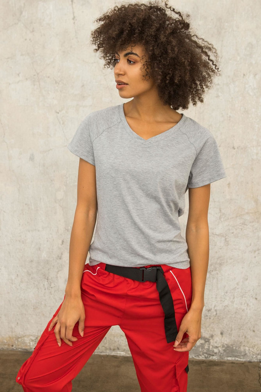 FOR FITNESS Šedé tričko Layla FOR FITNESS Šedé tričko Layla