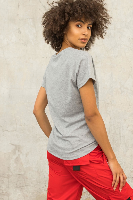 FOR FITNESS Šedé tričko Layla FOR FITNESS Šedé tričko Layla