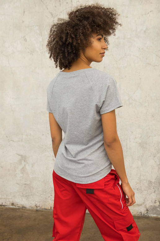 FOR FITNESS Šedé tričko Layla FOR FITNESS Šedé tričko Layla