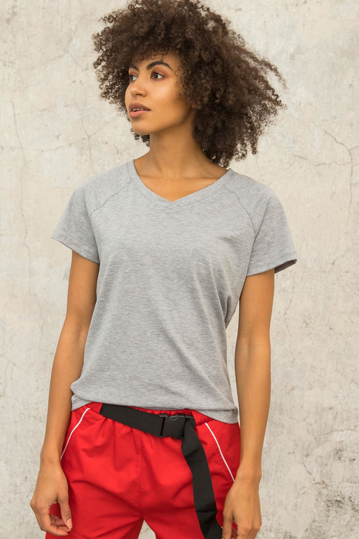 FOR FITNESS Šedé tričko Layla FOR FITNESS Šedé tričko Layla