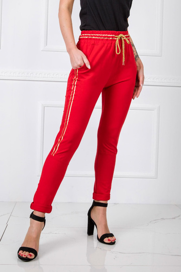 Červené kalhoty Shirley