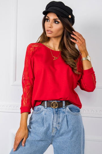 Červená halenka Shangri RUE... 2