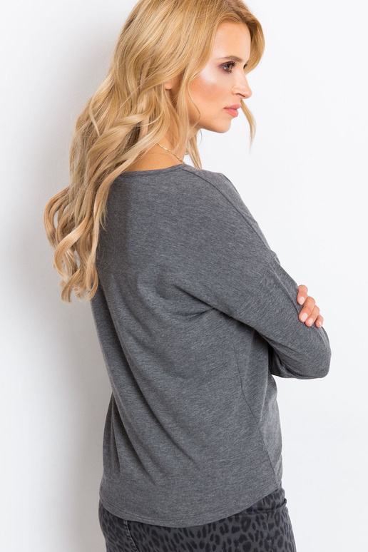 Tmavě šedá halenka nebe Tmavě šedá halenka nebe