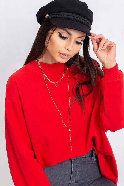 Červená Twist mikina Červená Twist mikina