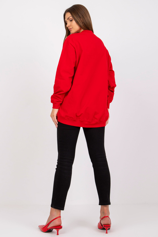 Červená Twist mikina Červená Twist mikina