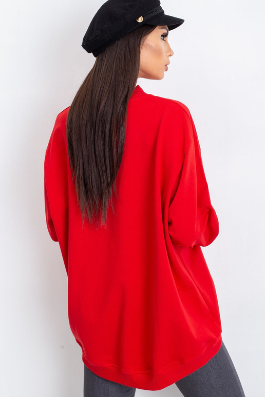 Červená Twist mikina Červená Twist mikina