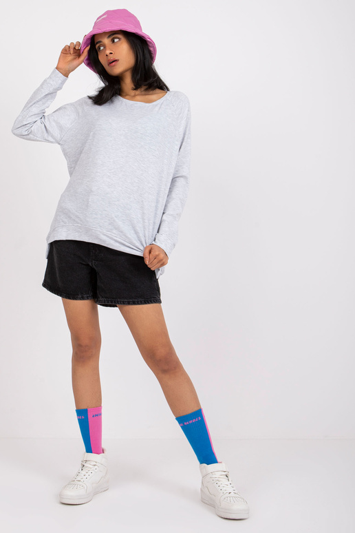 Světle šedá mikina Nadia Světle šedá mikina Nadia