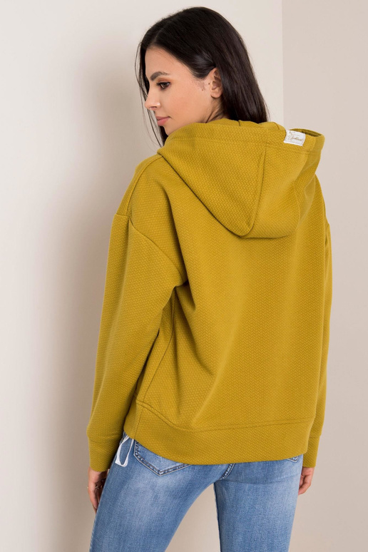 Olivová mikina Break SUBLEVEL