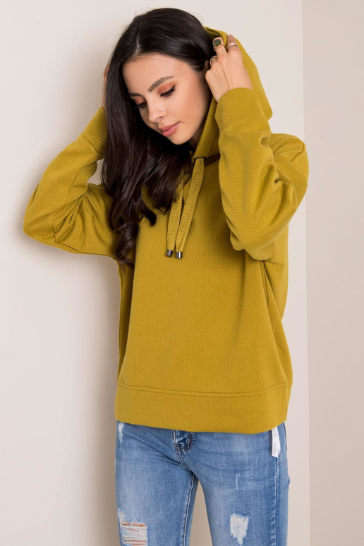 Olivová mikina Break SUBLEVEL