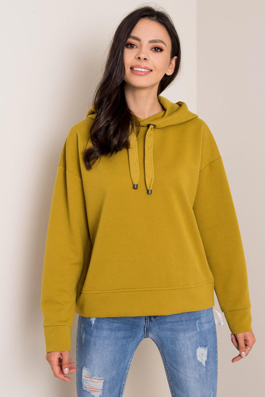 Olivová mikina Break SUBLEVEL