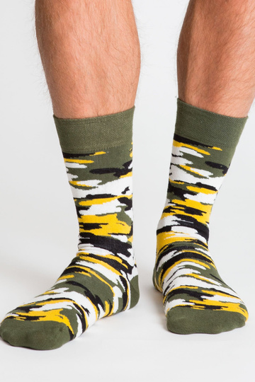 Skarpety męskie we wzory...