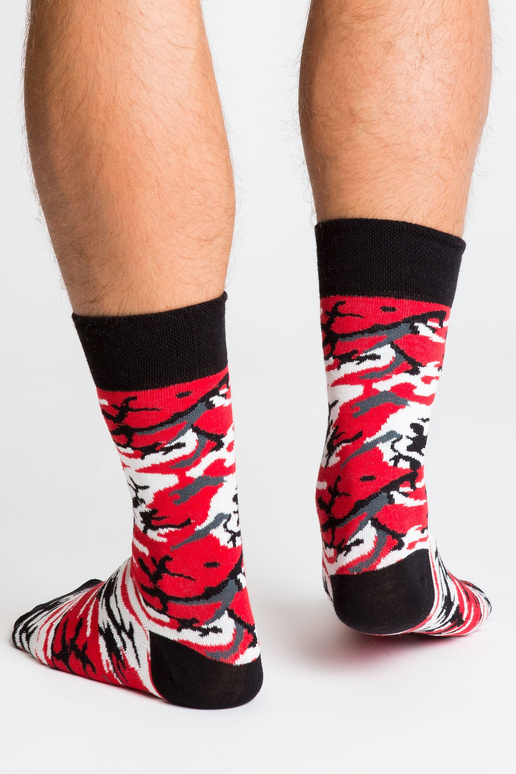 Skarpety męskie we wzory zestaw 3 szt.