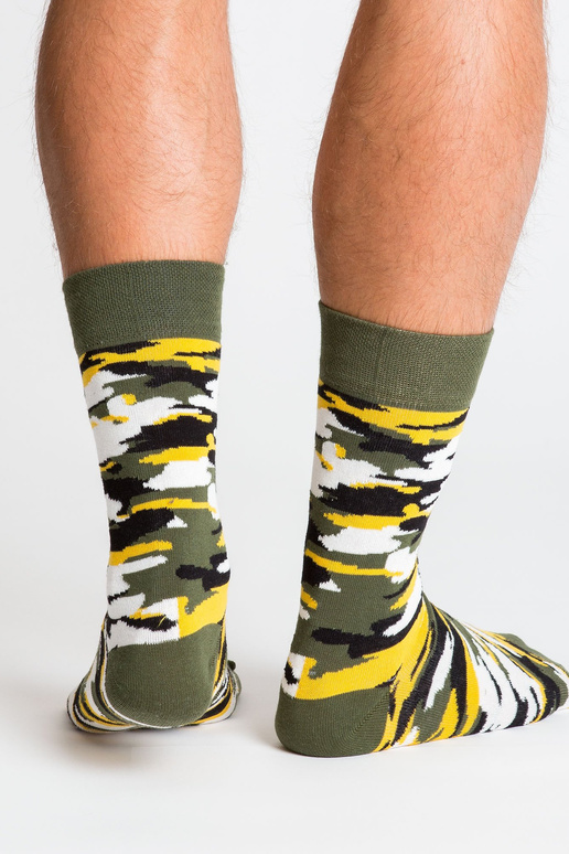 Skarpety męskie we wzory zestaw 3 szt.