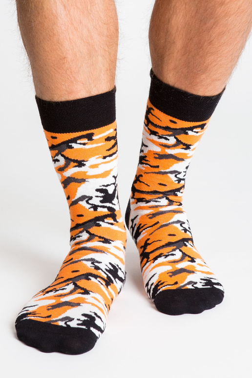 Skarpety męskie we wzory zestaw 3 szt.