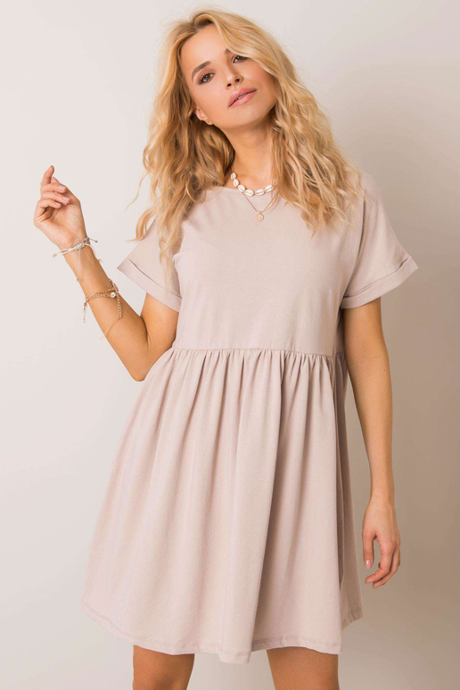 Béžové šaty Dita RUE PARIS