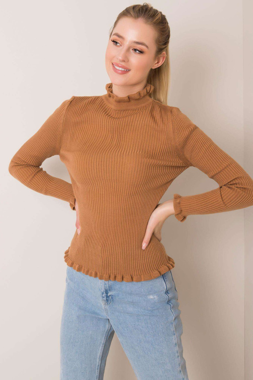 Hnědý svetr Emille RUE PARIS