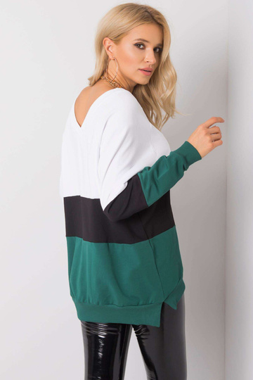 Bílá a zelená mikina Lotta... 2