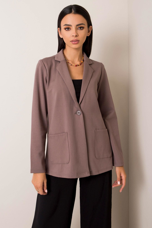 Tmavě béžový blazer Clara SUBLEVEL