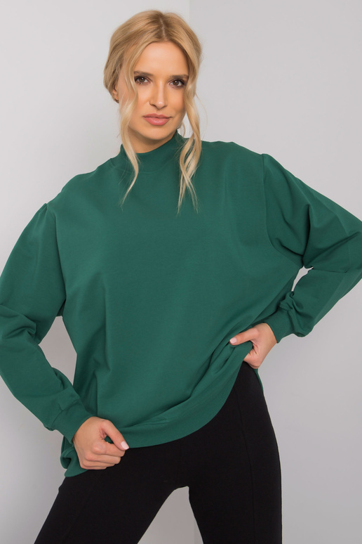 Tmavě zelená Twist mikina