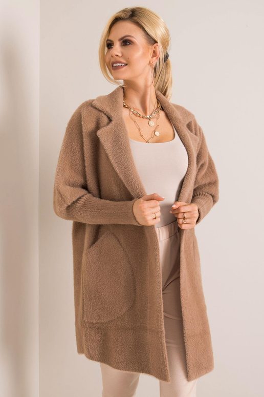 Kabát-MBM-PL-1517.00P-tmavě béžový Kabát-MBM-PL-1517.00P-tmavě béžový