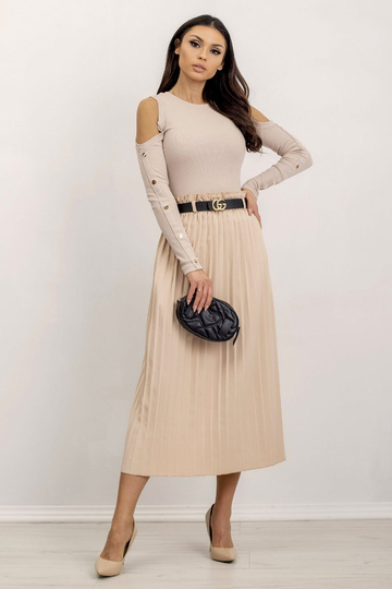 Lehká kávová halenka Nadia