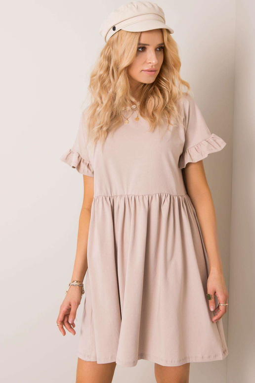 Béžové šaty Marietta RUE PARIS