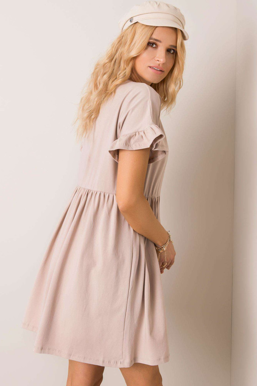 Béžové šaty Marietta RUE PARIS