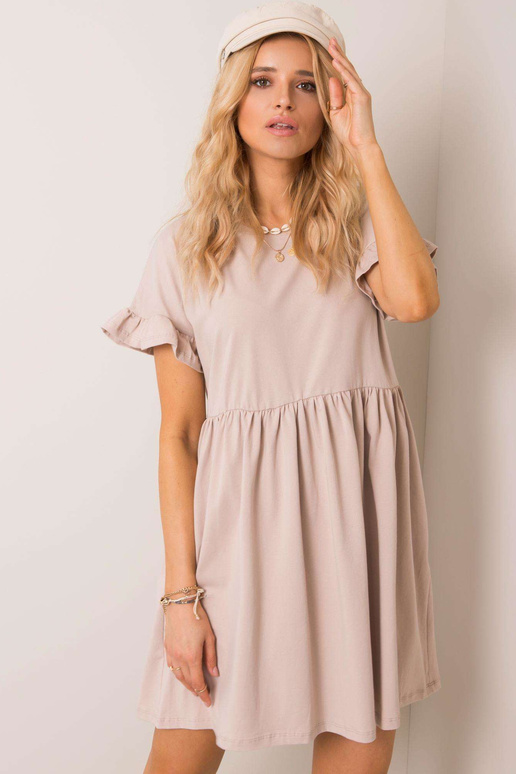 Béžové šaty Marietta RUE PARIS