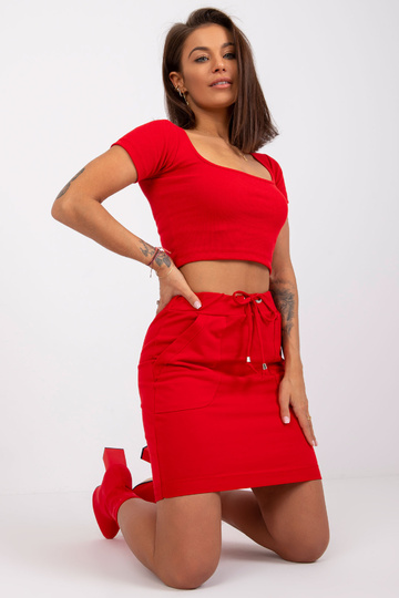 Eviina červená sukně 2