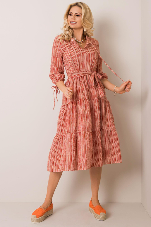 Cihlové šaty Hannah