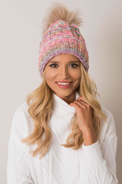 Barevná zimní čepice RUE PARIS