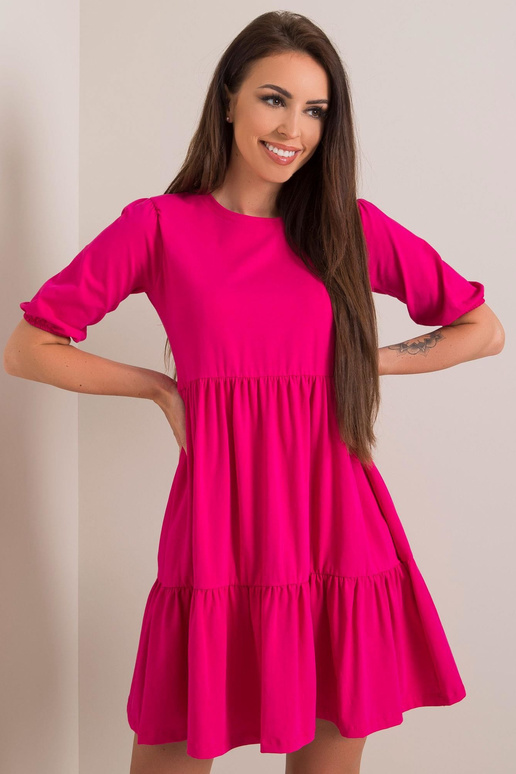 Fuchsiové šaty Perla RUE PARIS