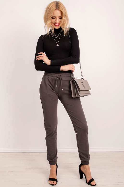 Tmavé khaki kalhoty Faster