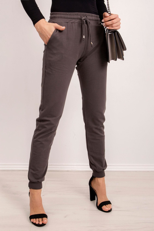 Tmavé khaki kalhoty Faster