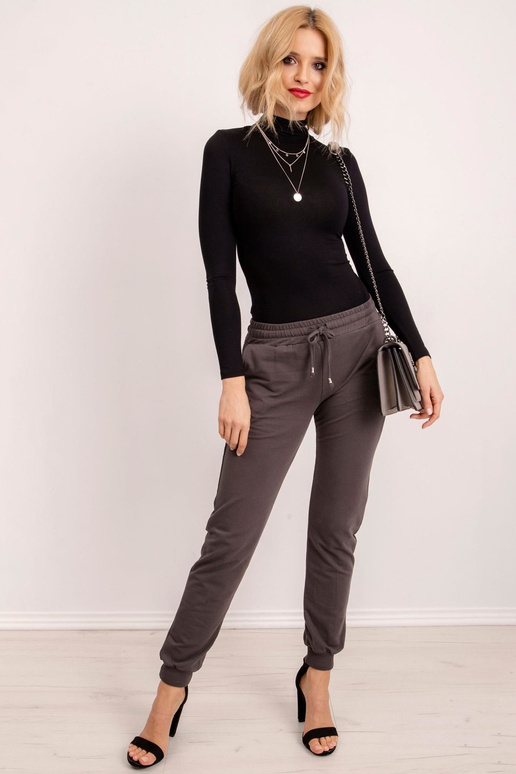 Tmavé khaki kalhoty Faster