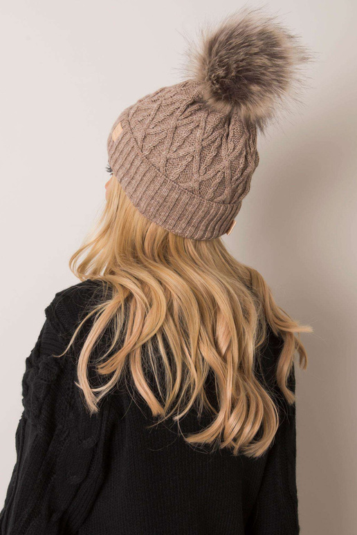 Czapka- JK-CZ-9,74 - tmavě béžová