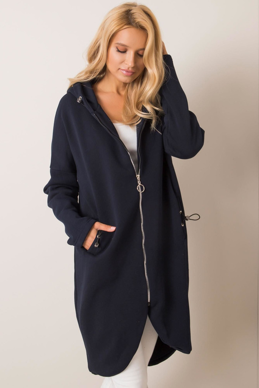 Tmavě modrá mikina Tina RUE PARIS