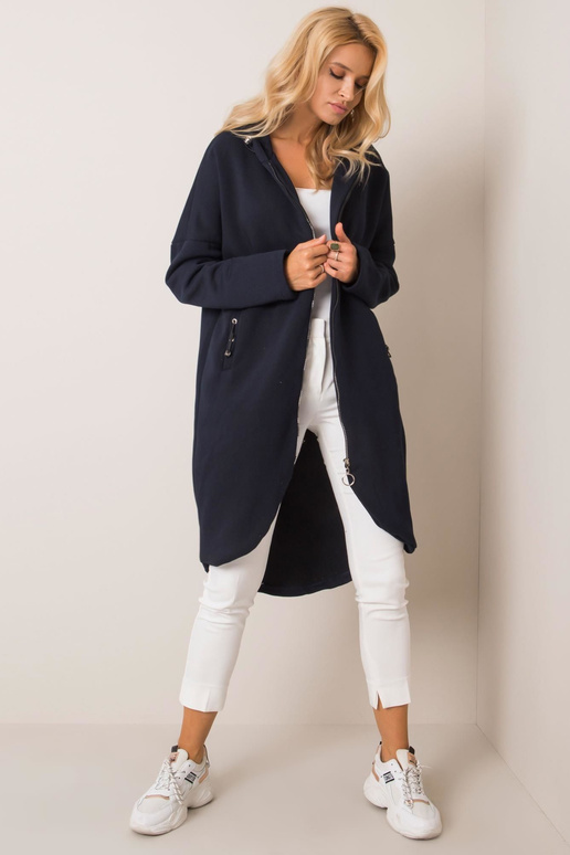 Tmavě modrá mikina Tina RUE PARIS