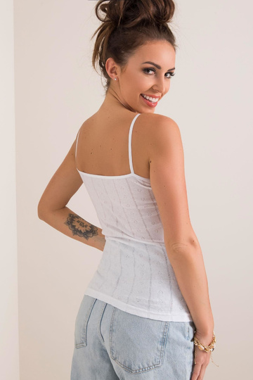 Bílý top Smile
