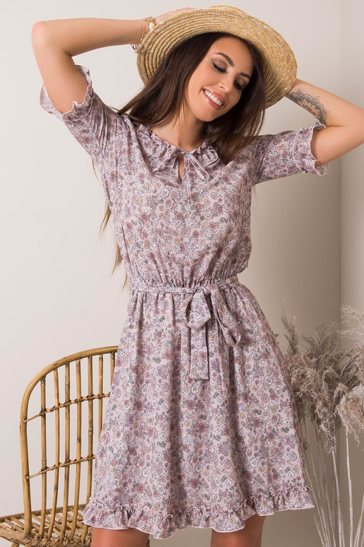 Světle fialové šaty Mirella