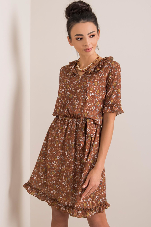 Hnědé šaty Mirella