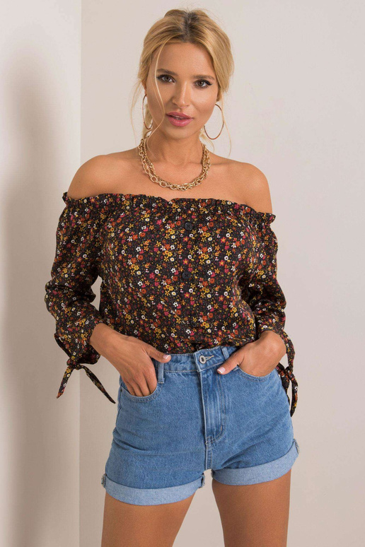 Černá halenka Brianna SUBLEVEL