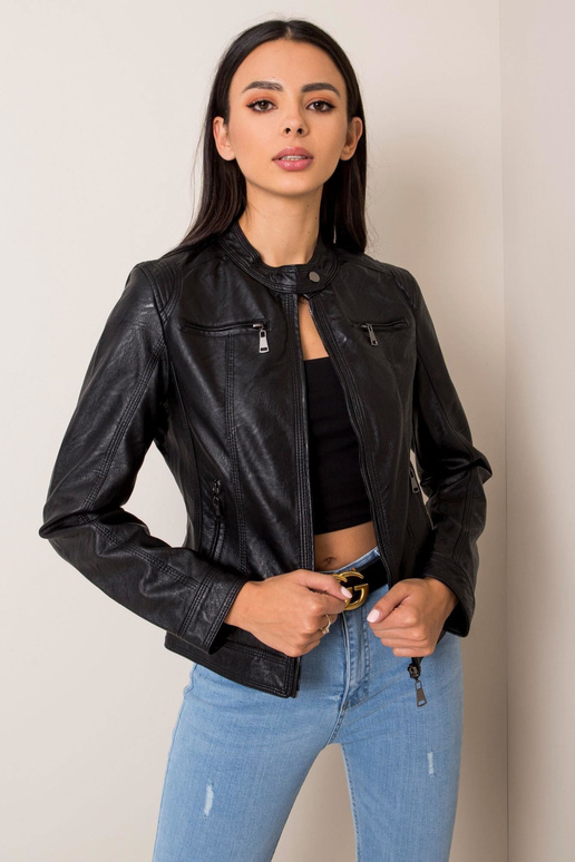 Černá jantarová bunda