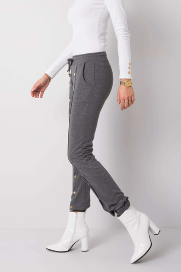 Tmavě šedé kalhoty Limma