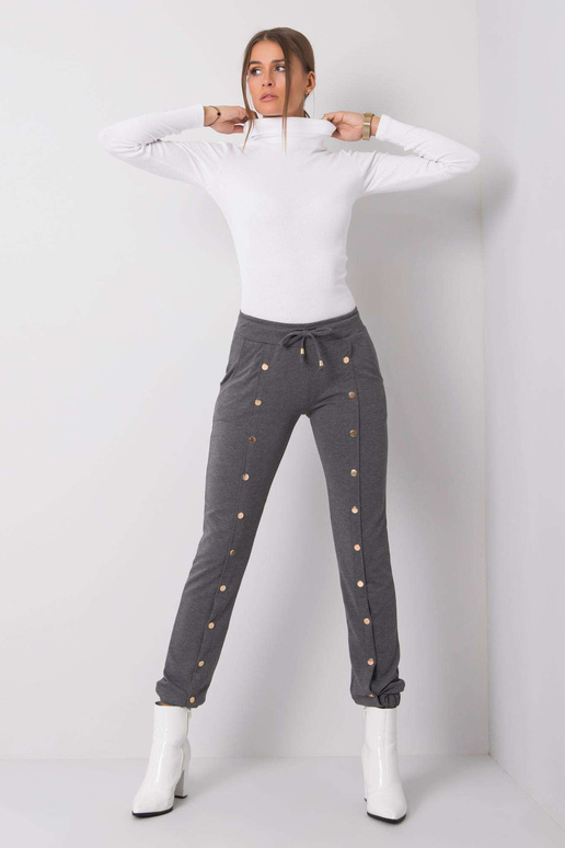 Tmavě šedé kalhoty Limma