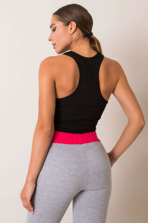 Černý sportovní top Sophie FOR FITNESS Černý sportovní top Sophie FOR FITNESS