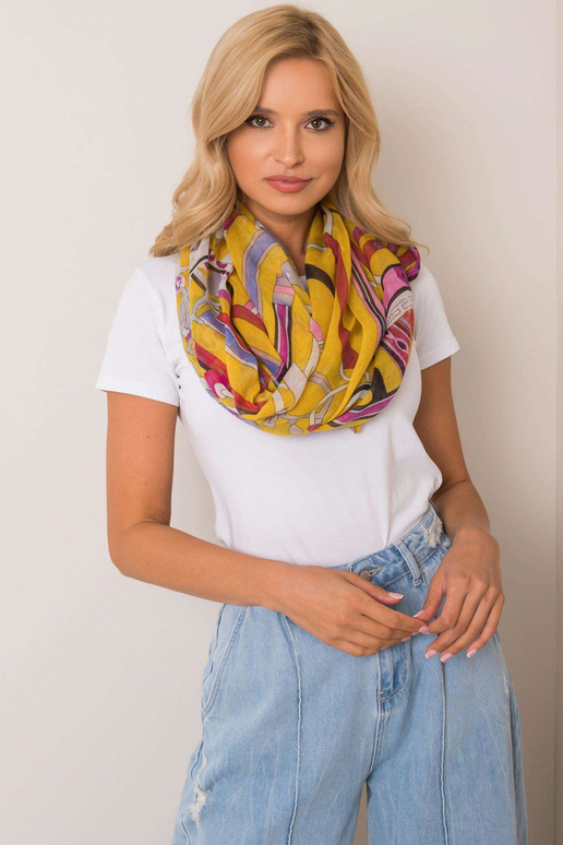 Žlutý vzorovaný popruh