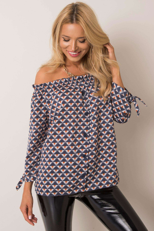 Tmavě modrá halenka Madison SUBLEVEL