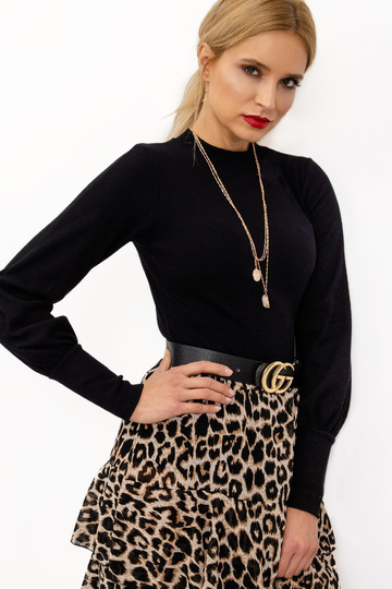 RUE PARIS Černá halenka Lauren 2