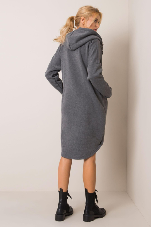 Tmavě šedá mikina Tina RUE PARIS